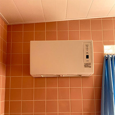 【修理後】浴室換気乾燥機新規取付工事